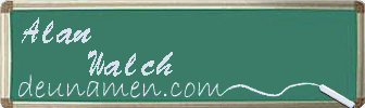 Alan Walch Visitenkarte
